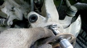 Меняем переднюю ступицу (подшипник)