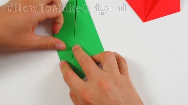 Easy origami - How to make a paper tulip origami смотреть онлайн