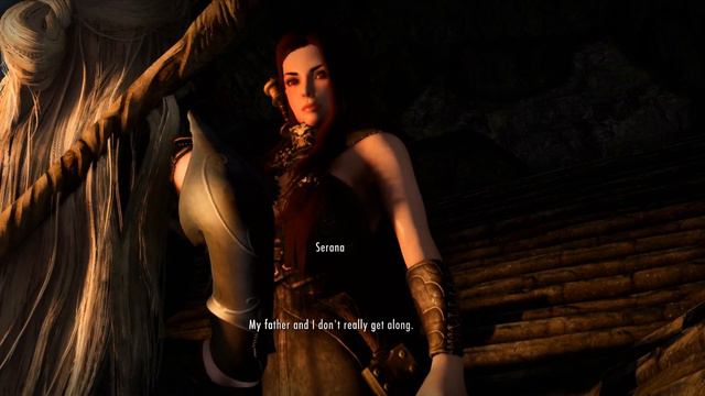 Skyrim 4K Gameplay Dimhollow Crypt - Seranaholic - PichoENB- Dint999 Hair - Modded смотреть онлайн