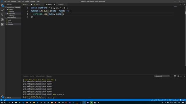 Javascript .filter(), .map() and .reduce() on real world examples смотреть онлайн