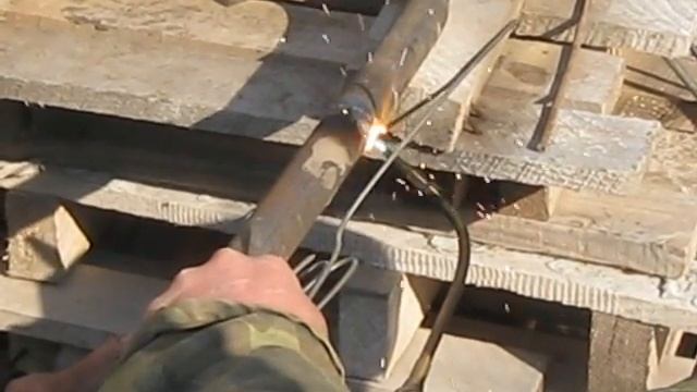 Сварка газовой трубы смотреть онлайн