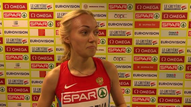 Анастасия Баздырева - 800м забег, Прага 2015 смотреть онлайн