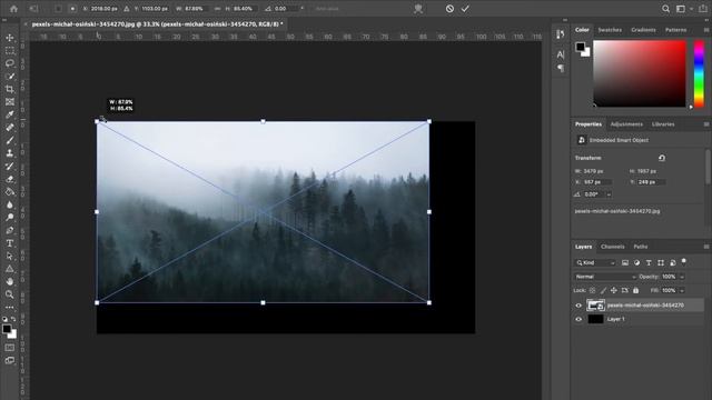 How to transform controls - Photoshop Tutorial смотреть онлайн