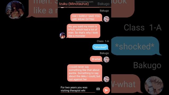 MHA meets my AU part 1 - text story смотреть онлайн