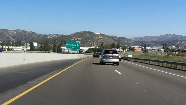 San Vicente Freeway (CA 67) northbound смотреть онлайн