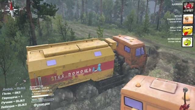SpinTires Карта Peredast ошибка конструктора пройдена часть 1 смотреть онлайн