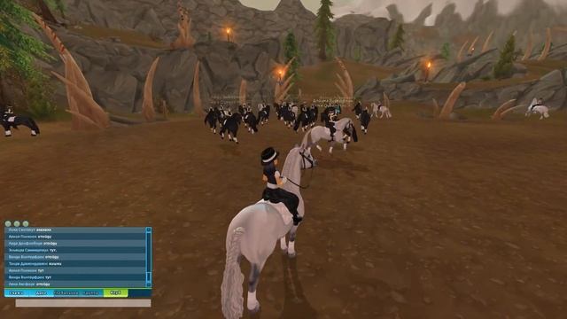 Тренировка по выездке в Диколесье в Star Stable | Клуб Ice Queens Inc смотреть онлайн