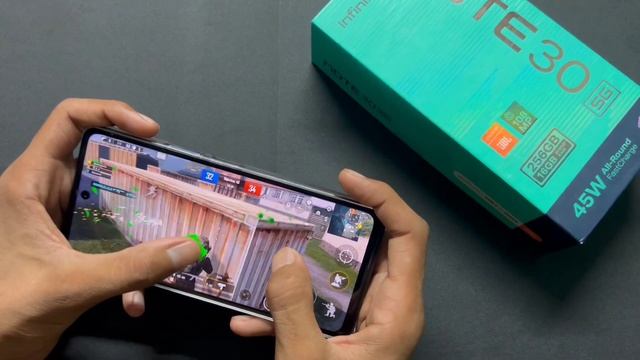 Infinix note 30 5G BGMi test on Max Graphic? Gyro test? battery drain test... смотреть онлайн