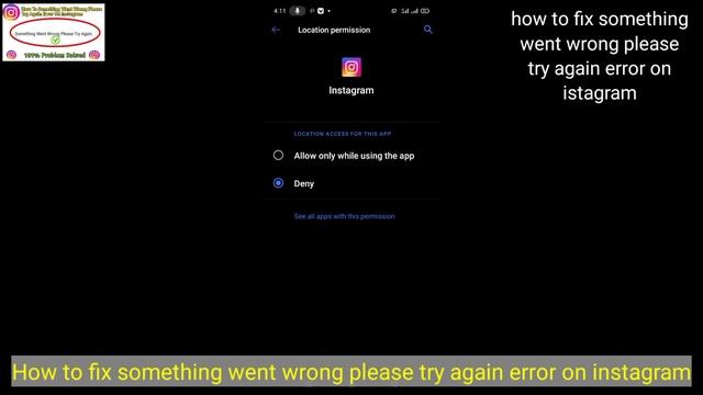 How To Fix Something Went Wrong Please Try Again Error On Instagram 2021 #somethingwentwrongtryagai смотреть онлайн
