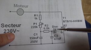 ТИРИСТОРНЫЙ ДИММЕР НА СИМИСТОРЕ ВТВ16-600ВW