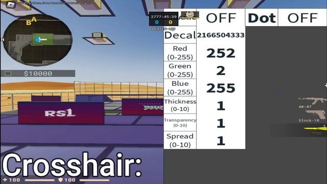 MY COUNTER BLOX SETTINGS "CROSSHAIR,RESOLUTION.." смотреть онлайн
