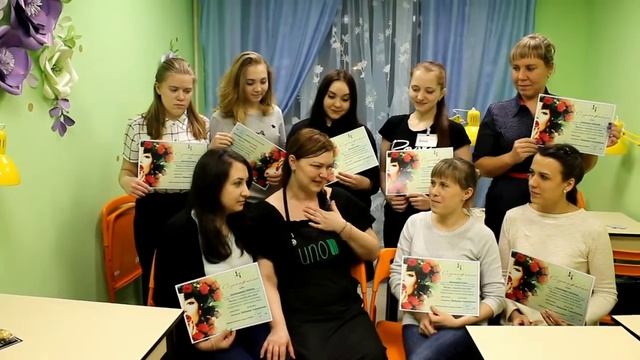 Выпускницы Базовый курс Маникюр и покрытие гель лак 31 марта и 1 апреля 2018 смотреть онлайн