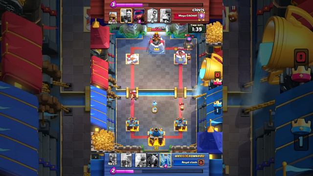3 musketeers gameplay | Clash Royale смотреть онлайн