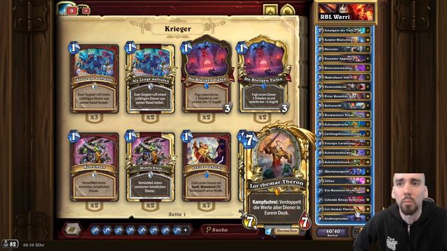 Hearthstone Deck: 40er Menagerie Riff BigBuff Warri! смотреть онлайн