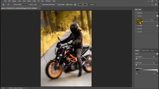 Add Blur to a photo in photoshop (2021) смотреть онлайн