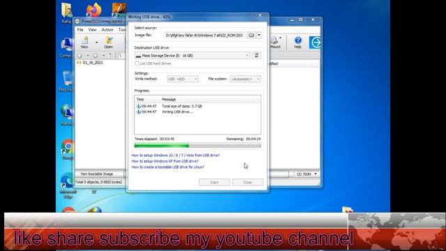 Create Windows 7 Bootable USB Drive From ISO File rafiq tv смотреть онлайн
