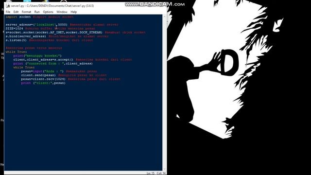 Program Chat menggunakan Socket dalam Python смотреть онлайн