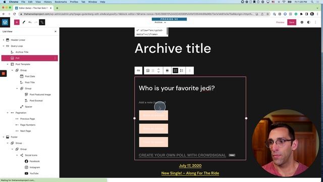 Add a poll to an archive page on WordPress.com смотреть онлайн