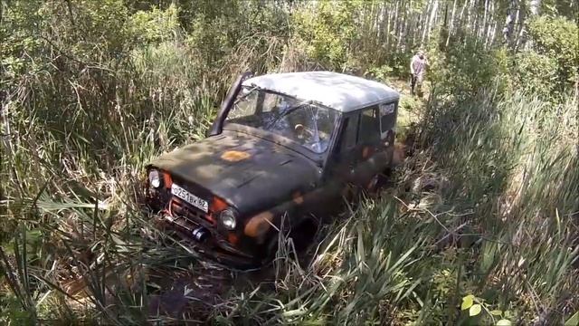 УАЗы в болоте / Сапожковский Спринт класс Подготовленные / прокатка смотреть онлайн