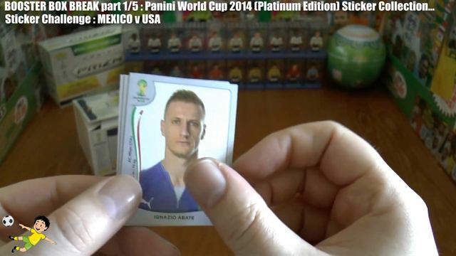 MEXICO v USA ☆ panini FIFA WORLD CUP 2014 Platinum Edition CHALLENGE! ☆ BOOSTER BOX pt1/5 смотреть онлайн