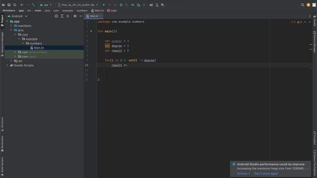 Algorithm to find any degree power of any number in Kotlin смотреть онлайн