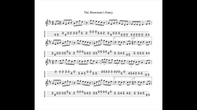 The Showman's Fancy REVISITED- a hornpipe in D Major tabbed for mandolin and played by Aidan Crosse смотреть онлайн