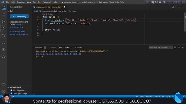 Mastering In Dart Programming | Class - 3 (All About List) | Learn Dart from Scratch смотреть онлайн