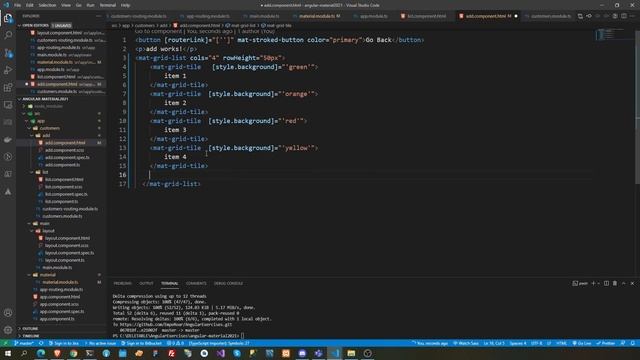 E3: Mat-Grid-List in Angular Material смотреть онлайн