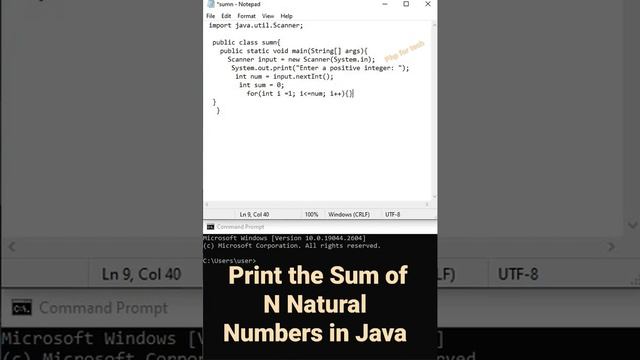 Java Program Sum Of N Numbers || Print the Sum of N Natural Numbers in Java смотреть онлайн