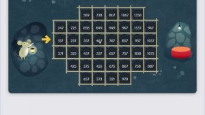 1. Мышонок в лабиринте прибавляю по 100