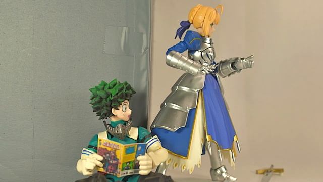 Deku & Saber Chillin' | Amazing Yamaguchi + Figma Stop Motion Short | смотреть онлайн