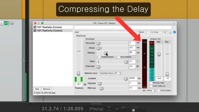 Dynamic Delay in REAPER смотреть онлайн