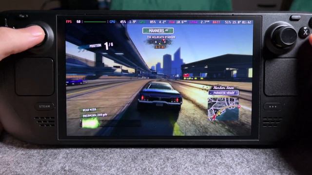 Burnout Paradise Remastered - Steam Deck OLED Gameplay Steam OS 3.5.7 смотреть онлайн