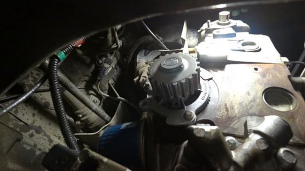 LADA Granta - Замена помпы и ремня ГРМ на ВТЫКОВОМ Двигателе 11186.Самый лучший Клиент с Avito !