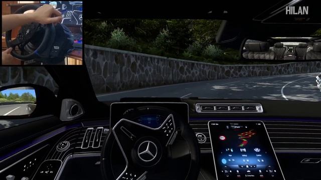 Euro Truck Simulator 2 - Mercedes-Benz S-Class W223 [Steering wheel gameplay] смотреть онлайн