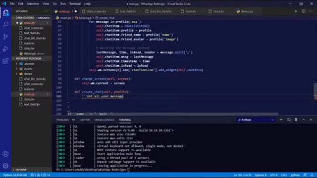 KivyMD WhatsApp Redesign - Speed Coding | Part 2 смотреть онлайн