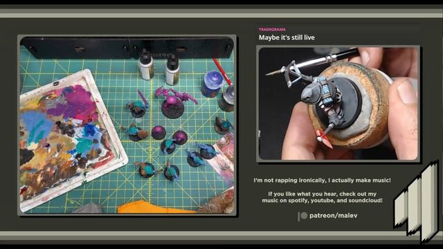 Relicbuds Live, catacombs paint and chat. смотреть онлайн