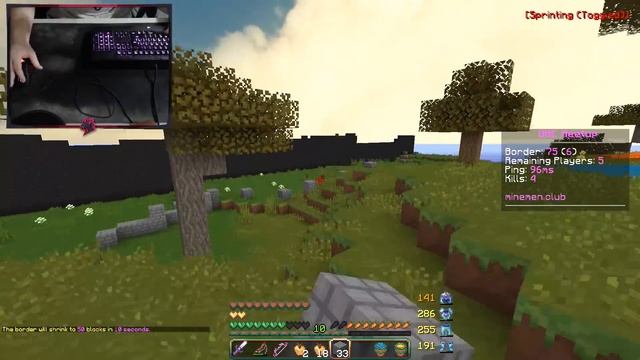 Using Autoclicker in Minecraft смотреть онлайн