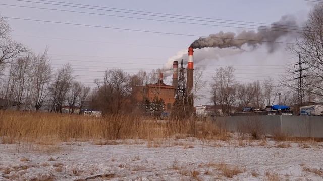 Хабаровск ТЭЦ 1 работает на полную мощь... зима еще не закончилась ??? 13.02.20г смотреть онлайн