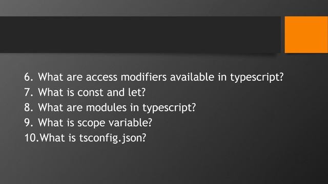 Typescript interview questions смотреть онлайн