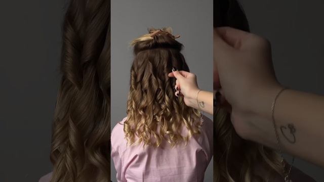 Текстурная ракушка от Наташи Гогиной и плойка 19 мм BE719 Be Style Be-Uni от Iparikmaher.ru в работ