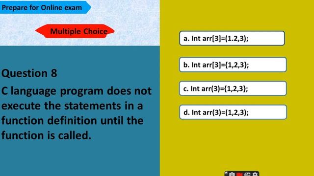 MCQs on Arrays in C Programming |Part1 MCQs for online exam and Interview смотреть онлайн