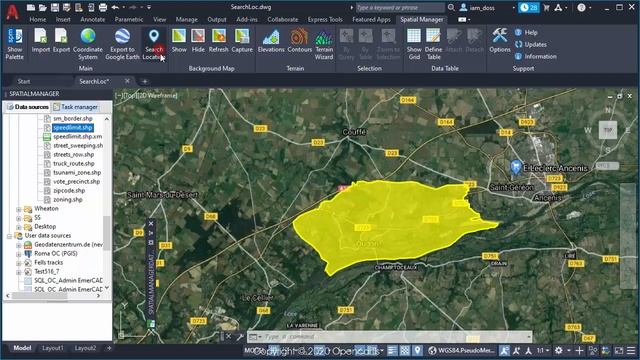 Search Locations (AutoCAD) - Spatial Manager Blog смотреть онлайн