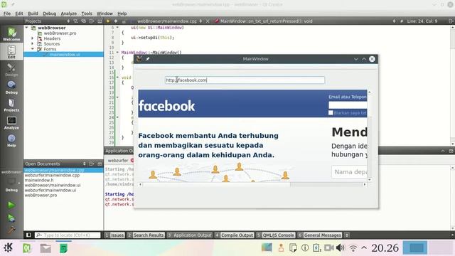 Membuat Web Browser sederhana dengan Qt смотреть онлайн