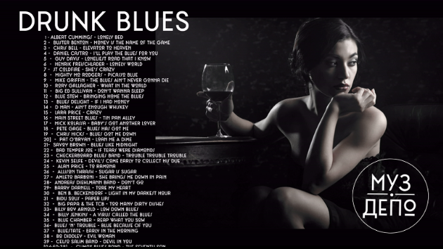 Расслабляющая музыка пьяный-блюз | Лучшее из медленных блюзовых и рок-баллад | Блюз электрогитары смотреть онлайн