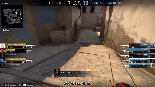 CS:GO Public Server Live Stream - GO.PUBZONE.RO смотреть онлайн