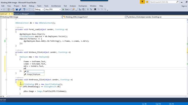 C# Simple Way To Insert Retrieve Image In SQL DB Part 5 смотреть онлайн