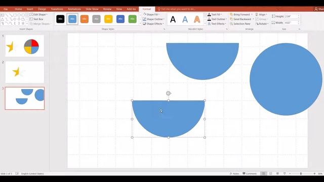 How to split a shape into equal parts in PowerPoint смотреть онлайн