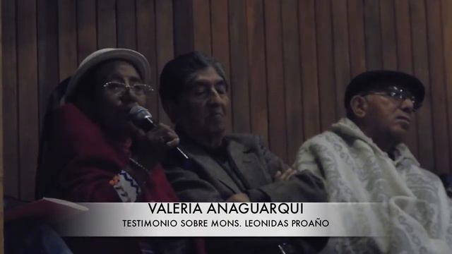 30 ANIVERSARIO DE MONSEÑOR LEONIDAS PROAÑO: TESTIMONIO DE VALERIA ANAGUARQUI смотреть онлайн