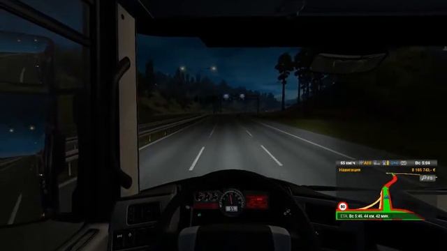 Euro Truck Simulator 2 / Рейс на Renault Magnum | Руль : Logitech formula vibration feedback wheel смотреть онлайн